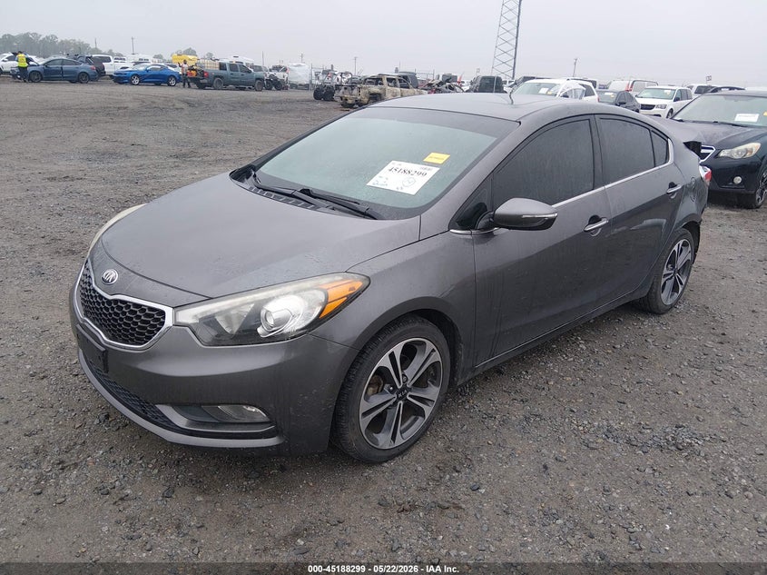 2014 Kia Forte VIN KNAFZ4A82E5073633 IAAI salvage auction — RIGHT REAR, Clear (Arkansas), sold $1,150 on 2026-07-22 (photo 2)