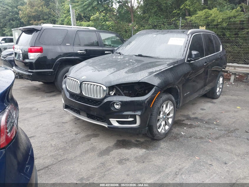 2018 BMW X5 VIN 5UXKR0C55JL071036 IAAI salvage auction — FRONT & REAR, Salvage (North Carolina), sold $8,425 on 2026-07-16 (photo 2)