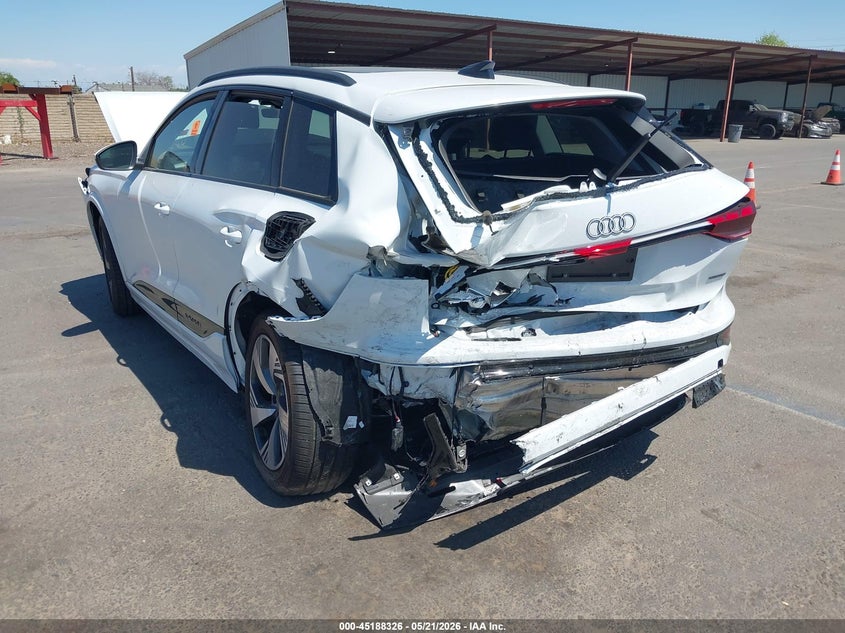 2025 Audi Q6 VIN WA124BGFXSA049426 IAAI salvage auction — REAR END, Salvage (California), sold $8,000 on 2026-07-22 (photo 3)