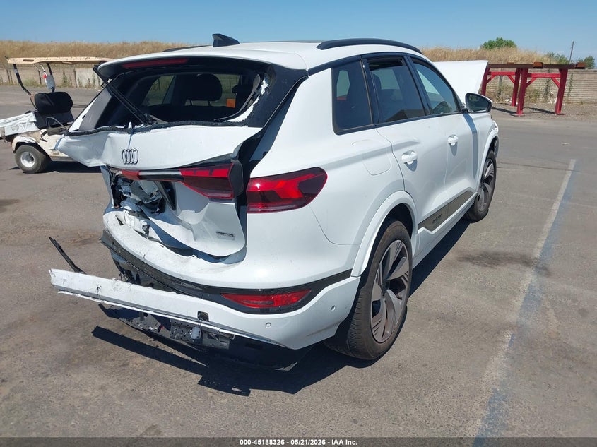 2025 Audi Q6 VIN WA124BGFXSA049426 IAAI salvage auction — REAR END, Salvage (California), sold $8,000 on 2026-07-22 (photo 4)