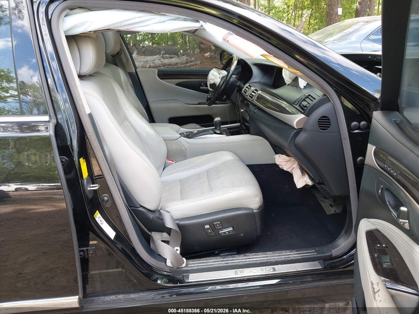2014 Lexus Ls VIN JTHBL5EF9E5126778 IAAI salvage auction — FRONT END, Salvage (Virginia), sold $1,050 on 2026-07-14 (photo 5)