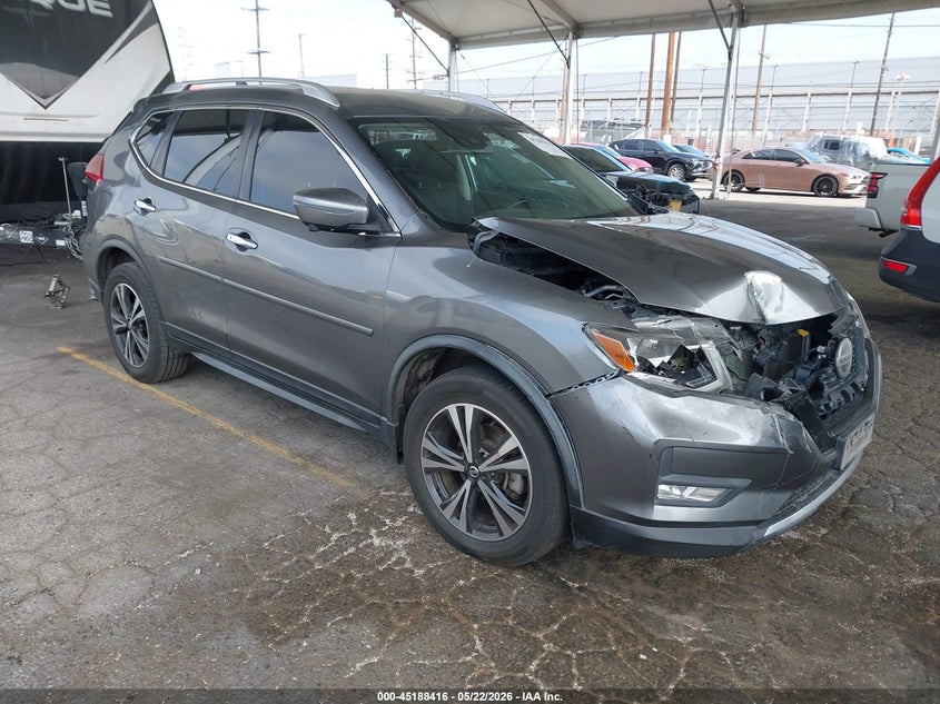 2019 Nissan Rogue VIN JN8AT2MT7KW250335 IAAI salvage auction — FRONT END, Salvage Title, sold $25 on 2026-07-21 (photo 1)