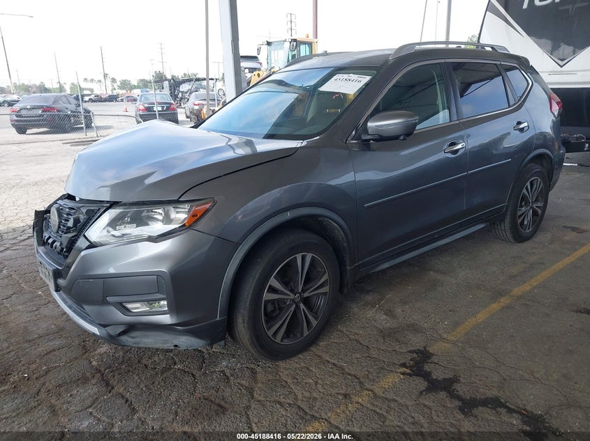 2019 Nissan Rogue VIN JN8AT2MT7KW250335 IAAI salvage auction — FRONT END, Salvage Title, sold $25 on 2026-07-21 (photo 2)