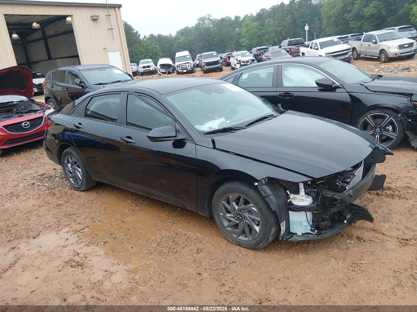 2024 Hyundai Elantra VIN KMHLM4DG4RU691633 IAAI salvage auction — LEFT & RIGHT, Salvage (North Carolina), sold $1,800 on 2026-07-27 (photo 1)