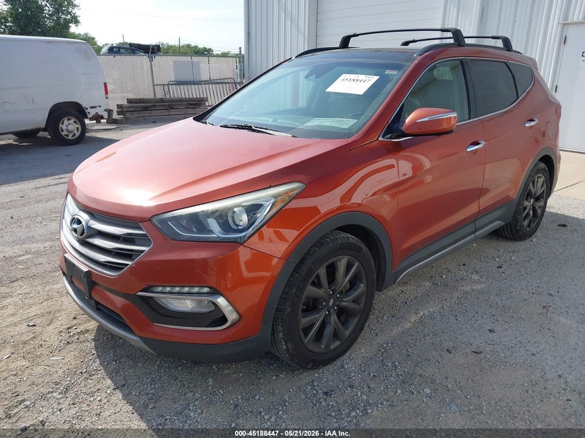 2017 Hyundai Santa fe VIN 5XYZWDLA6HG477247 IAAI salvage auction — RIGHT FRONT, Salvage (Illinois), sold $1,600 on 2026-07-28 (photo 2)