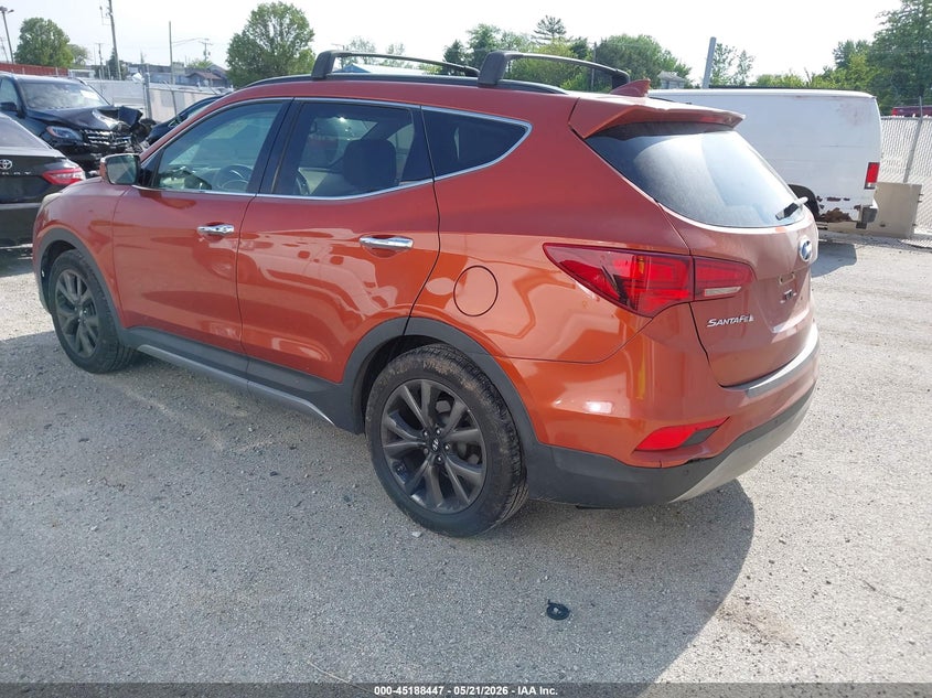 2017 Hyundai Santa fe VIN 5XYZWDLA6HG477247 IAAI salvage auction — RIGHT FRONT, Salvage (Illinois), sold $1,600 on 2026-07-28 (photo 3)