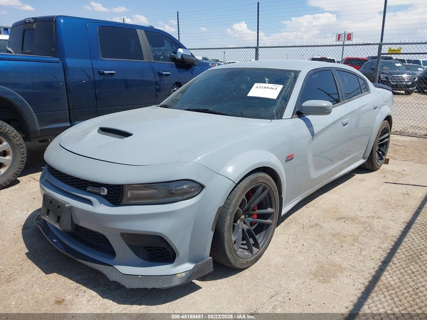 2021 Dodge Charger VIN 2C3CDXGJ1MH685057 IAAI salvage auction — SIDE, Original (Texas), sold $25,800 on 2026-07-21 (photo 2)