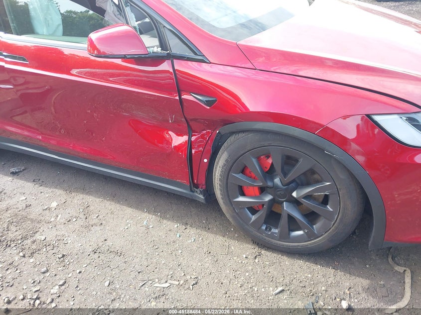 2023 Tesla Model x VIN 7SAXCDE50PF419062 IAAI salvage auction — RIGHT FRONT, Mv-907A (New York), sold $24,125 on 2026-07-30 (photo 6)