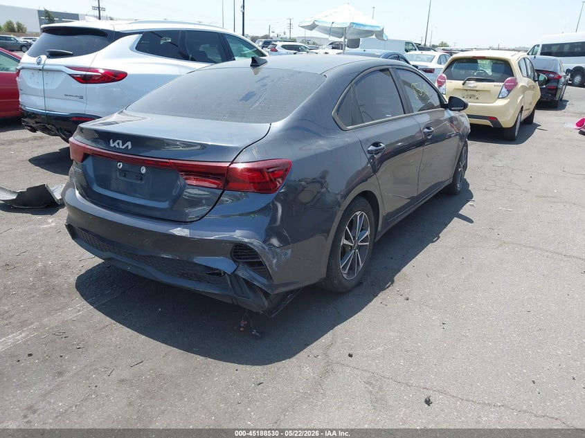 2024 Kia Forte VIN 3KPF24AD5RE801489 IAAI salvage auction — SIDE, Salvage Certificate (California), sold $3,450 on 2026-07-10 (photo 4)