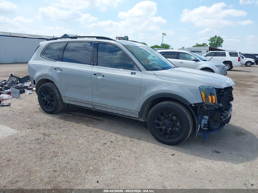 2024 Kia Telluride VIN 5XYP5DGC1RG508461 IAAI salvage auction — FRONT & REAR, Original (Texas), sold $13,700 on 2026-07-29 (photo 1)