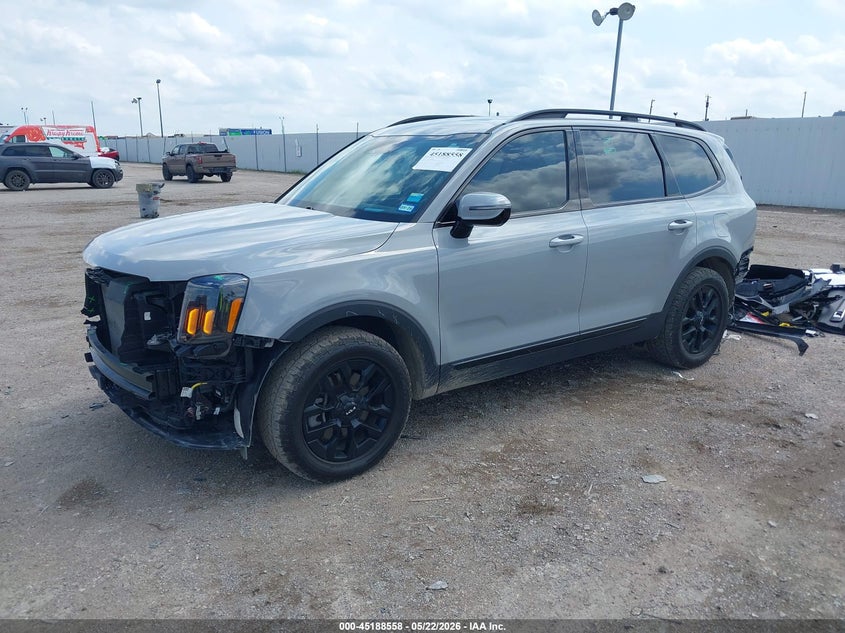 2024 Kia Telluride VIN 5XYP5DGC1RG508461 IAAI salvage auction — FRONT & REAR, Original (Texas), sold $13,700 on 2026-07-29 (photo 2)