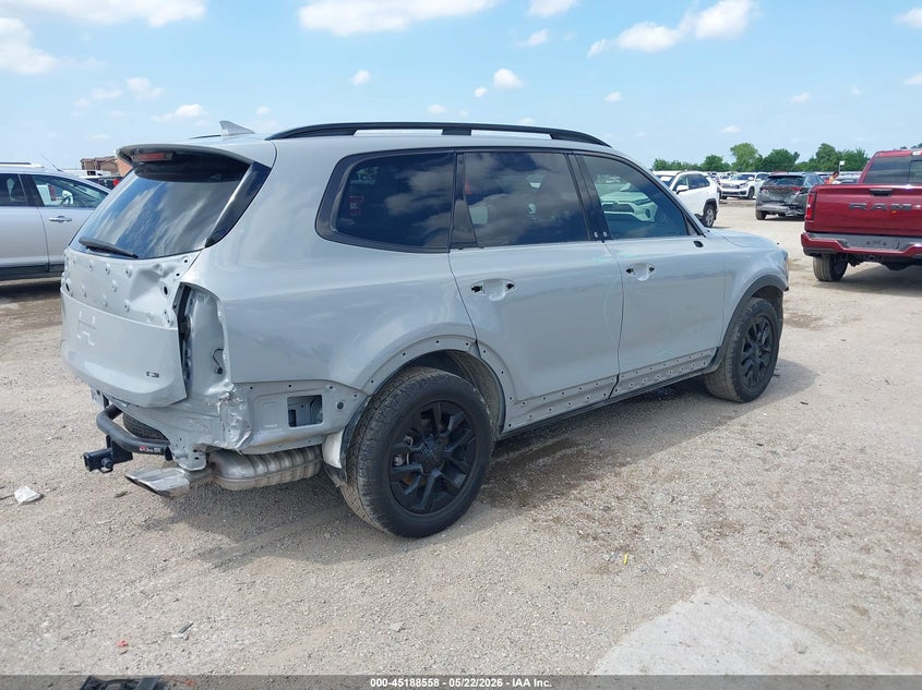 2024 Kia Telluride VIN 5XYP5DGC1RG508461 IAAI salvage auction — FRONT & REAR, Original (Texas), sold $13,700 on 2026-07-29 (photo 4)