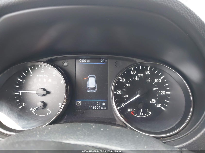 2019 Nissan Rogue VIN KNMAT2MV5KP533338 IAAI salvage auction — HAIL, Salvage Title, sold $2,675 on 2026-07-13 (photo 7)