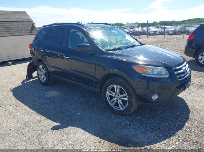 2012 Hyundai Santa fe VIN 5XYZK4AG8CG108899 IAAI salvage auction — REAR END, Salvage (Illinois), sold $825 on 2026-07-09 (photo 1)