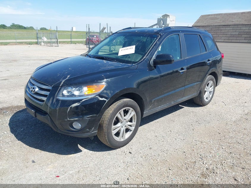 2012 Hyundai Santa fe VIN 5XYZK4AG8CG108899 IAAI salvage auction — REAR END, Salvage (Illinois), sold $825 on 2026-07-09 (photo 2)