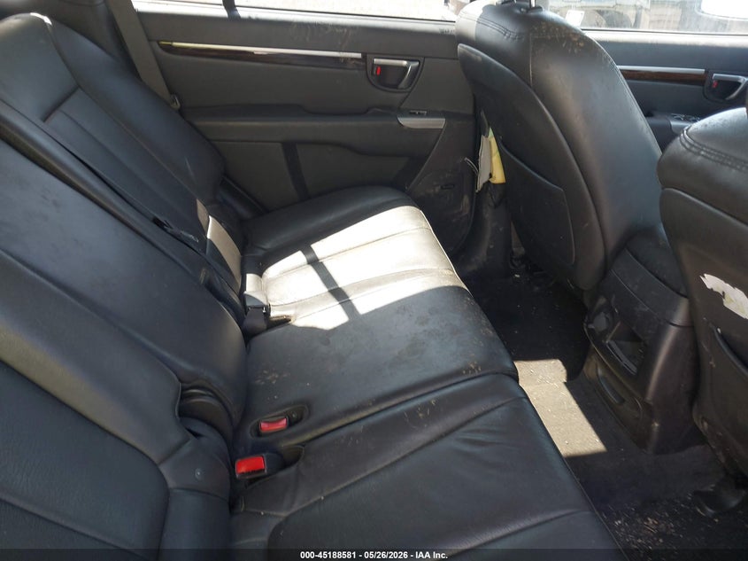 2012 Hyundai Santa fe VIN 5XYZK4AG8CG108899 IAAI salvage auction — REAR END, Salvage (Illinois), sold $825 on 2026-07-09 (photo 8)