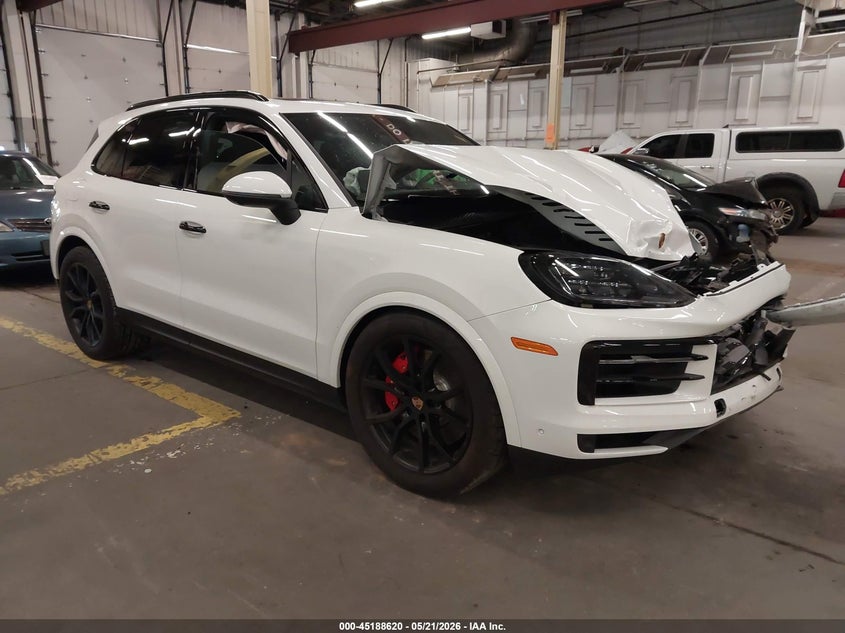 2026 Porsche Cayenne VIN WP1AL2AY9TDA15281 IAAI salvage auction — FRONT END, Salvage (Idaho), sold $125 on 2026-07-27 (photo 1)