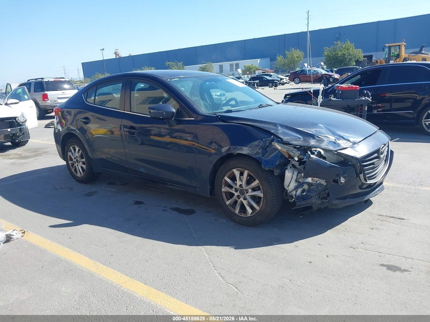2014 Mazda 3 VIN JM1BM1V71E1211797 IAAI salvage auction — FRONT END, Salvage (California), sold $1,450 on 2026-07-13 (photo 1)