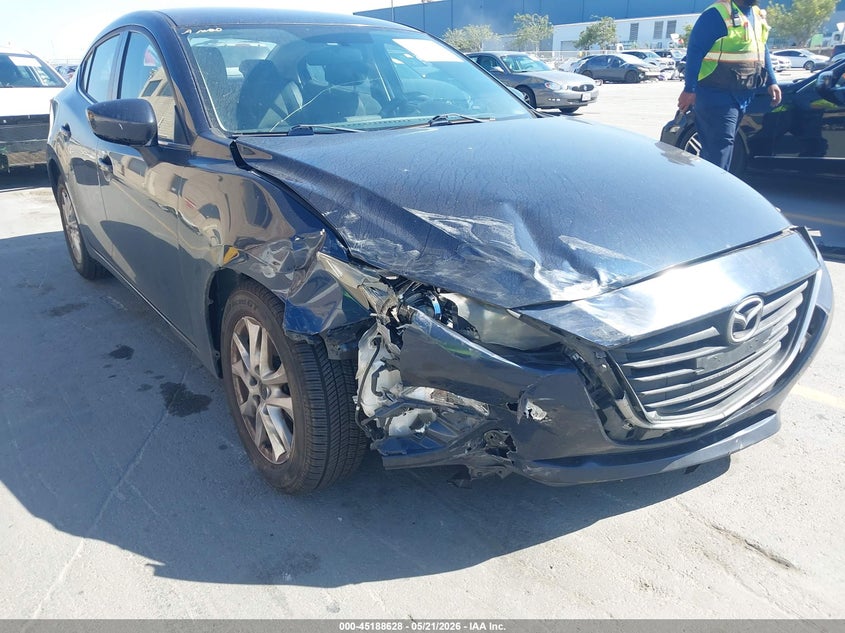 2014 Mazda 3 VIN JM1BM1V71E1211797 IAAI salvage auction — FRONT END, Salvage (California), sold $1,450 on 2026-07-13 (photo 6)