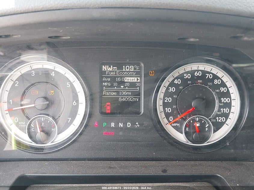 2016 Ram 1500 VIN 1C6RR6FT9GS292982 IAAI salvage auction — FRONT & REAR, Salvage Title, sold $5,975 on 2026-10-12 (photo 7)