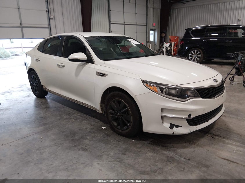 2016 Kia Optima VIN KNAGT4L30G5096306 IAAI salvage auction — REAR END, Salvage Title, sold $1,125 on 2026-07-22 (photo 1)