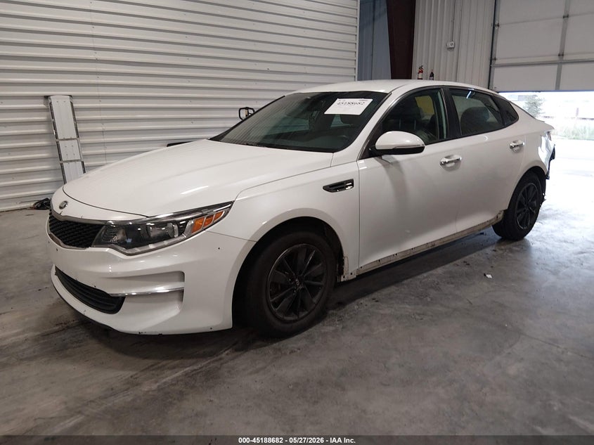 2016 Kia Optima VIN KNAGT4L30G5096306 IAAI salvage auction — REAR END, Salvage Title, sold $1,125 on 2026-07-22 (photo 2)