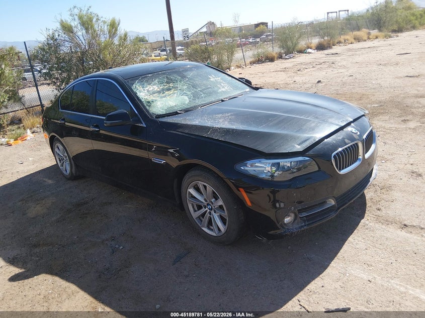 2016 BMW 5er VIN WBA5A5C51GG354342 IAAI salvage auction — FRONT END, Salvage Title, sold $2,800 on 2026-08-13 (photo 1)