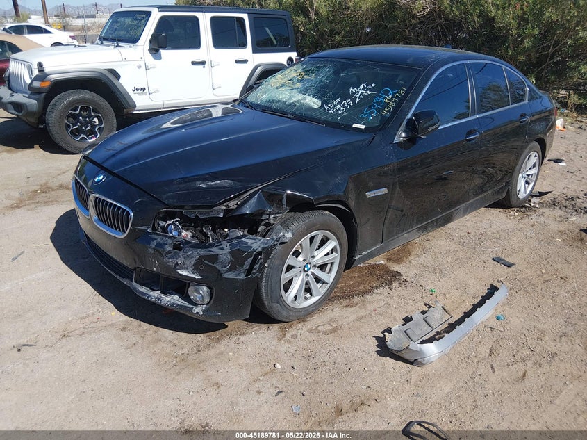 2016 BMW 5er VIN WBA5A5C51GG354342 IAAI salvage auction — FRONT END, Salvage Title, sold $2,800 on 2026-08-13 (photo 2)