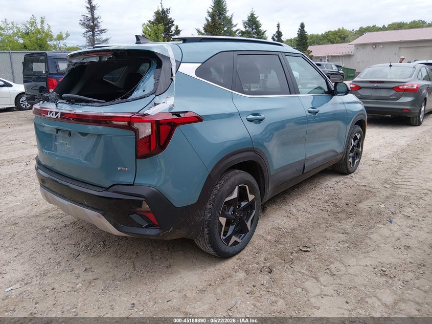 2024 Kia Seltos VIN KNDERCAA4R7642861 IAAI salvage auction — HAIL, Salvage (Wisconsin), sold $7,175 on 2026-07-08 (photo 4)
