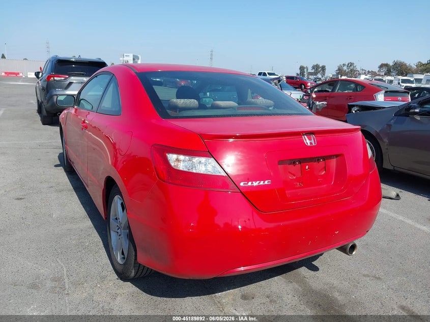 2007 Honda Civic VIN 2HGFG12837H569902 IAAI salvage auction — FRONT END, Salvage (California), sold $400 on 2026-07-09 (photo 3)