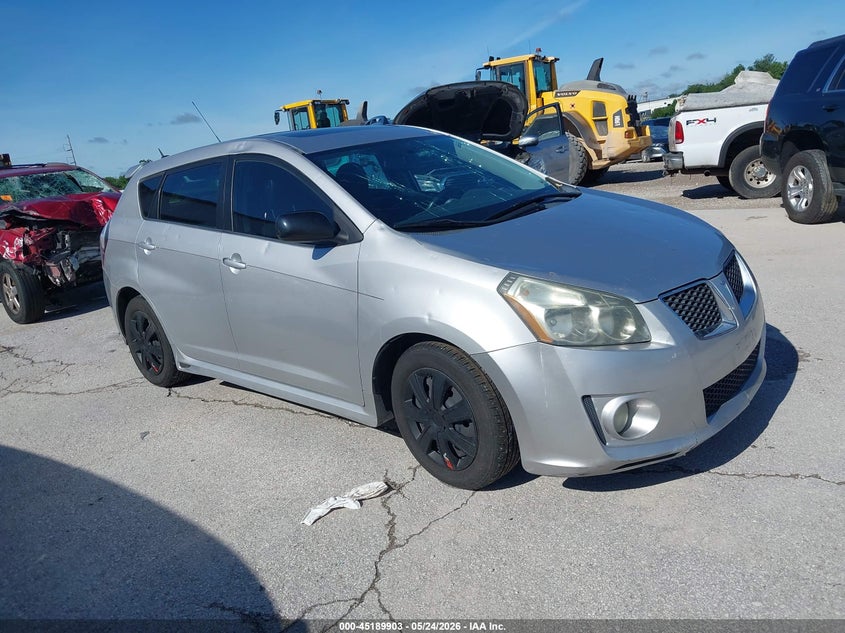 2009 Pontiac Vibe VIN 5Y2SR67029Z457263 IAAI salvage auction — HAIL, Clear (Missouri), sold $500 on 2026-07-13 (photo 1)