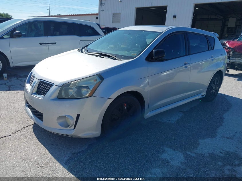 2009 Pontiac Vibe VIN 5Y2SR67029Z457263 IAAI salvage auction — HAIL, Clear (Missouri), sold $500 on 2026-07-13 (photo 2)