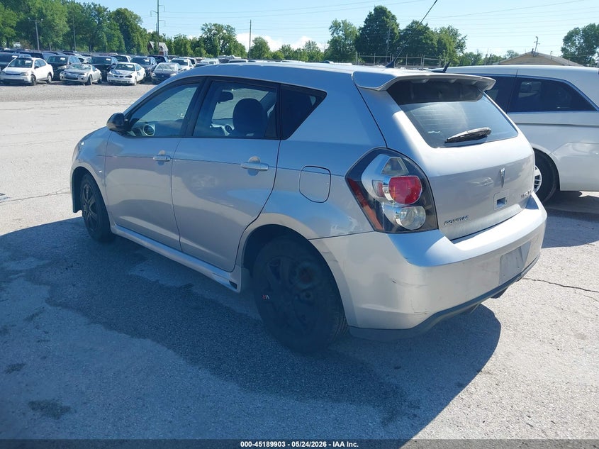 2009 Pontiac Vibe VIN 5Y2SR67029Z457263 IAAI salvage auction — HAIL, Clear (Missouri), sold $500 on 2026-07-13 (photo 3)