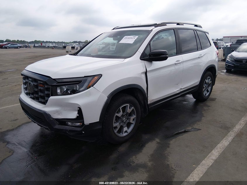 2023 Honda Passport VIN 5FNYF8H60PB004344 IAAI salvage auction — LEFT SIDE, Salvage (North Carolina), sold $12,300 on 2026-07-29 (photo 2)