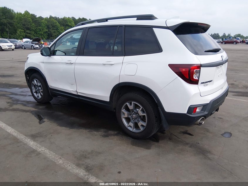 2023 Honda Passport VIN 5FNYF8H60PB004344 IAAI salvage auction — LEFT SIDE, Salvage (North Carolina), sold $12,300 on 2026-07-29 (photo 3)