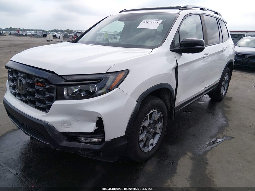 2023 Honda Passport VIN 5FNYF8H60PB004344 IAAI salvage auction — LEFT SIDE, Salvage (North Carolina), sold $12,300 on 2026-07-29 (photo 6)