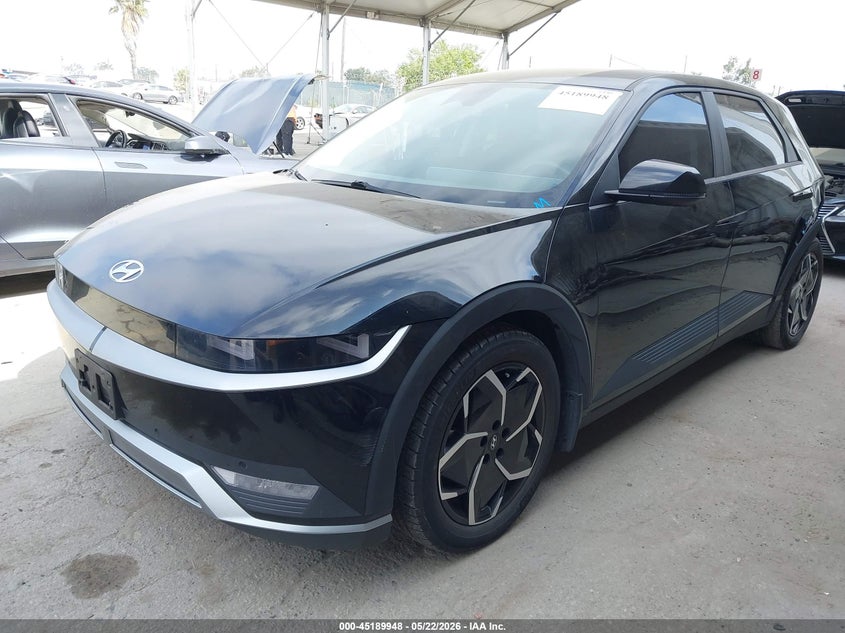 2024 Hyundai Ioniq 5 VIN KM8KN4DE9RU249986 IAAI salvage auction — LEFT REAR, Salvage (California), sold $10,500 on 2026-07-13 (photo 2)