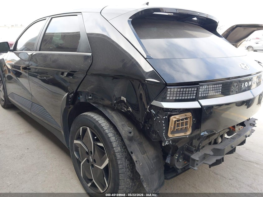 2024 Hyundai Ioniq 5 VIN KM8KN4DE9RU249986 IAAI salvage auction — LEFT REAR, Salvage (California), sold $10,500 on 2026-07-13 (photo 6)