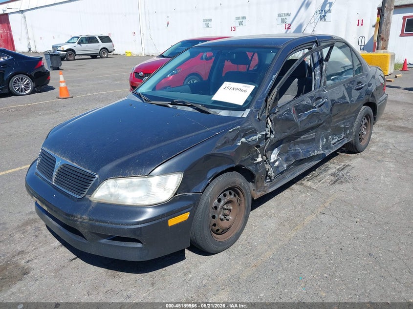 2003 Mitsubishi Lancer VIN JA3AJ26E13U018695 IAAI salvage auction — LEFT SIDE, Salvage (Oregon), sold $225 on 2026-07-09 (photo 2)