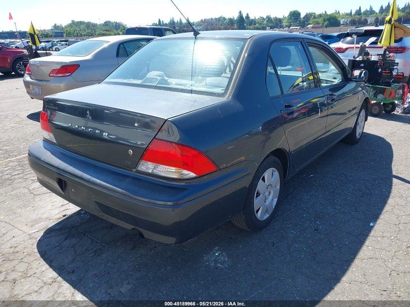 2003 Mitsubishi Lancer VIN JA3AJ26E13U018695 IAAI salvage auction — LEFT SIDE, Salvage (Oregon), sold $225 on 2026-07-09 (photo 4)