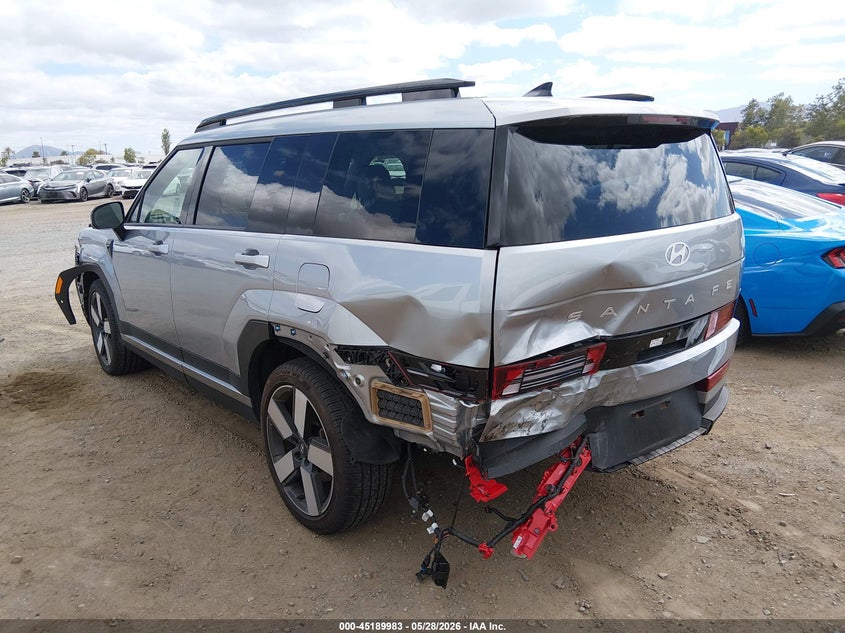 2024 Hyundai Santa fe VIN 5NMP4DGL2RH057761 IAAI salvage auction — FRONT & REAR, Salvage Title, sold $9,700 on 2026-07-29 (photo 3)