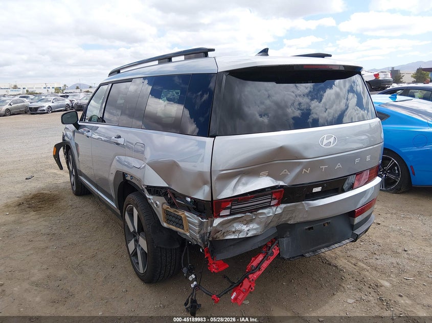 2024 Hyundai Santa fe VIN 5NMP4DGL2RH057761 IAAI salvage auction — FRONT & REAR, Salvage Title, sold $9,700 on 2026-07-29 (photo 6)