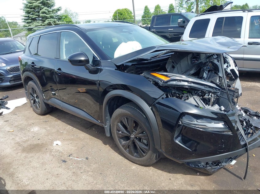 2023 Nissan Rogue VIN JN8BT3BB6PW218536 IAAI salvage auction — LEFT FRONT, Scrap (Michigan), sold $2,950 on 2026-07-09 (photo 1)