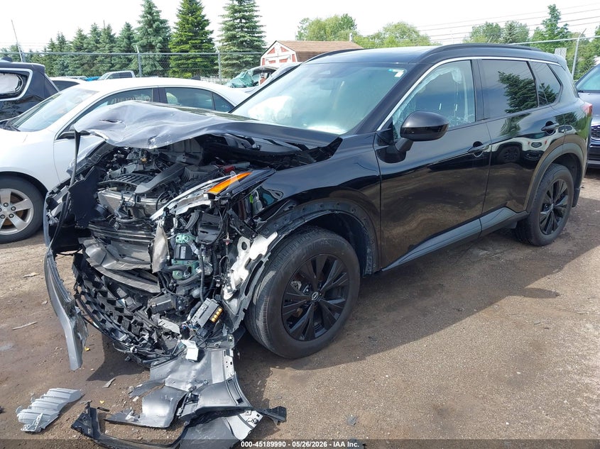 2023 Nissan Rogue VIN JN8BT3BB6PW218536 IAAI salvage auction — LEFT FRONT, Scrap (Michigan), sold $2,950 on 2026-07-09 (photo 2)