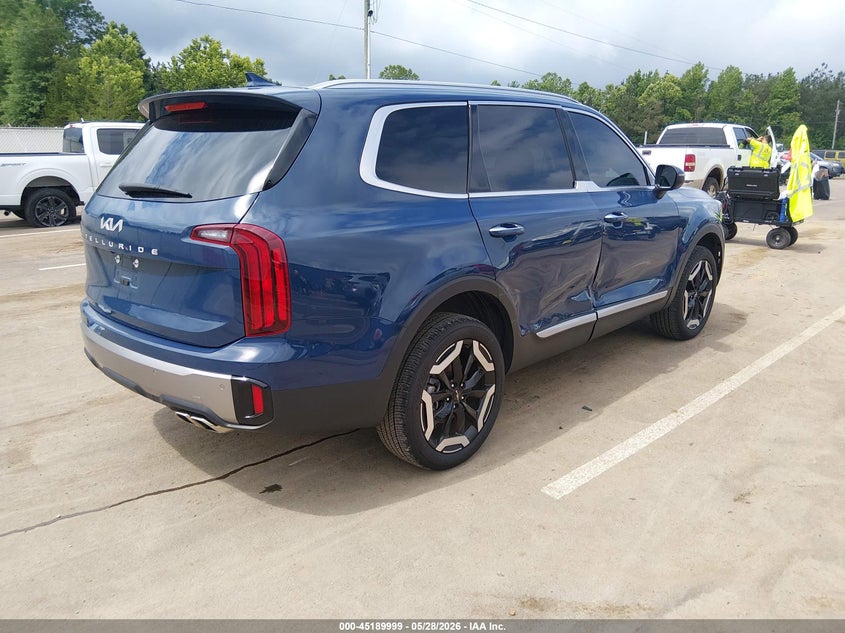 2025 Kia Telluride VIN 5XYP64GC1SG642504 IAAI salvage auction — RIGHT SIDE, Salvage Title, sold $14,300 on 2026-07-23 (photo 4)