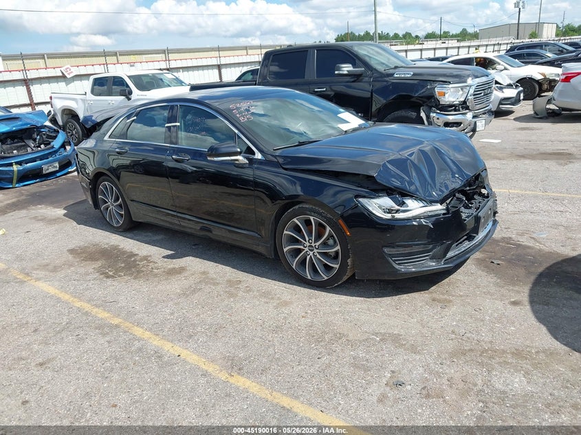 2018 Lincoln Mkz VIN 3LN6L5E99JR619540 IAAI salvage auction — FRONT END, Salvage Title, sold $525 on 2026-07-22 (photo 1)