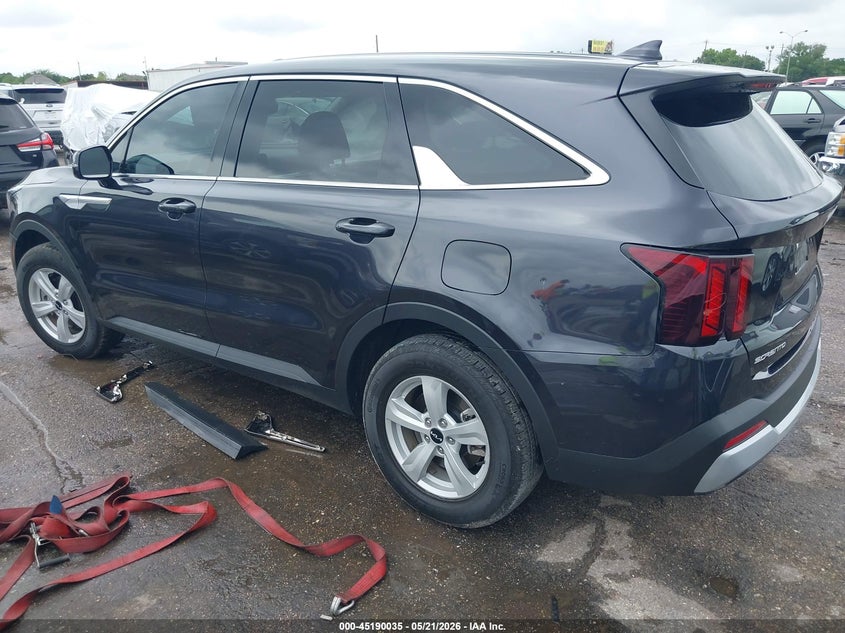 2026 Kia Sorento VIN 5XYRG4JC7TG442243 IAAI salvage auction — SIDE, Original (Texas), sold $10,750 on 2026-08-26 (photo 3)