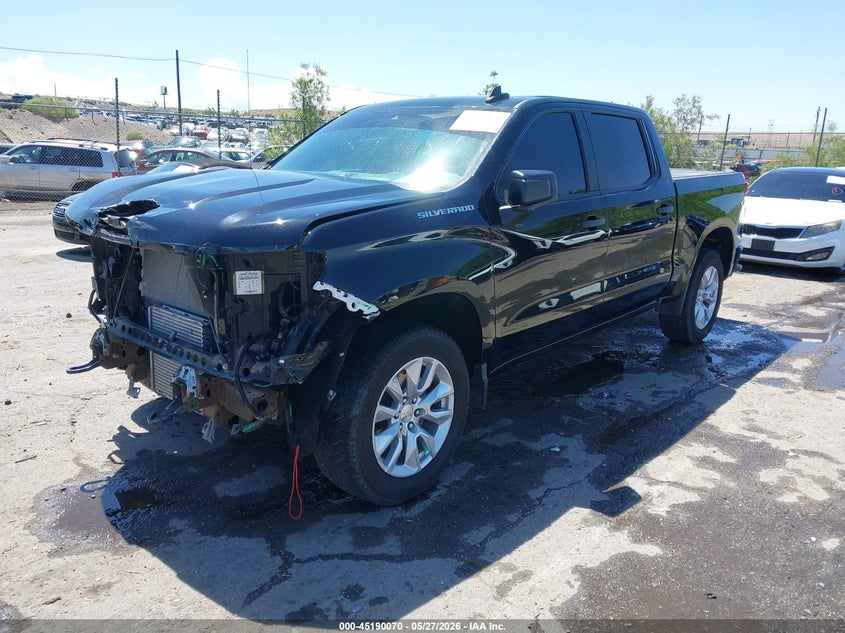 2023 Chevrolet Silverado VIN 3GCPABEK1PG176739 IAAI salvage auction — FRONT END, Salvage Title, sold $9,100 on 2026-07-29 (photo 2)