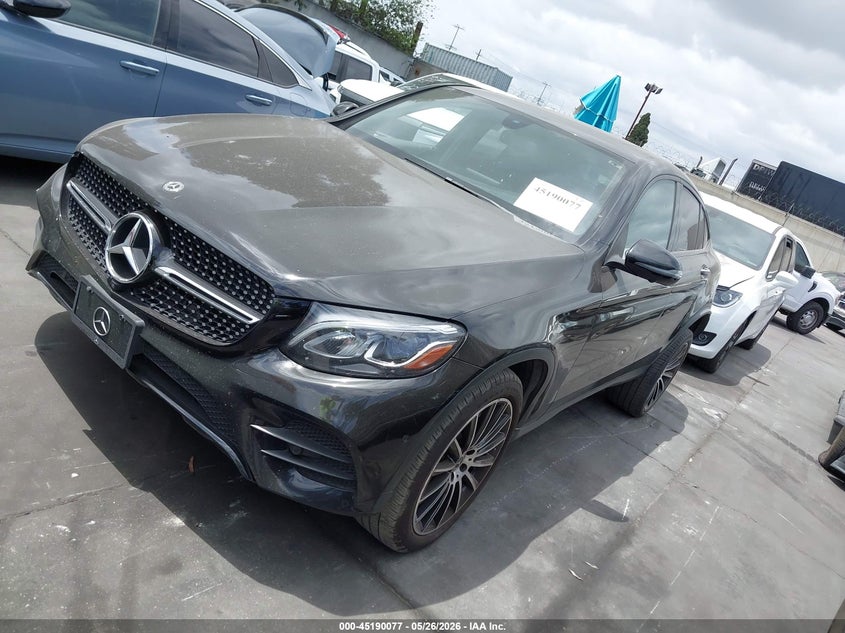 2019 Mercedes-benz Glc coupe VIN WDC0J4KBXKF666120 IAAI salvage auction — SIDE, Wait Title, sold $13,600 on 2026-08-08 (photo 2)