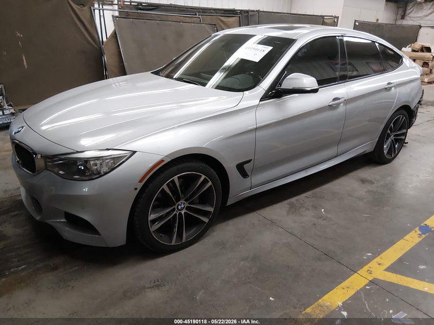 2014 BMW 3er VIN WBA3X9C53ED153571 IAAI salvage auction — REAR END, Salvage (Arizona), sold $2,850 on 2026-07-09 (photo 2)